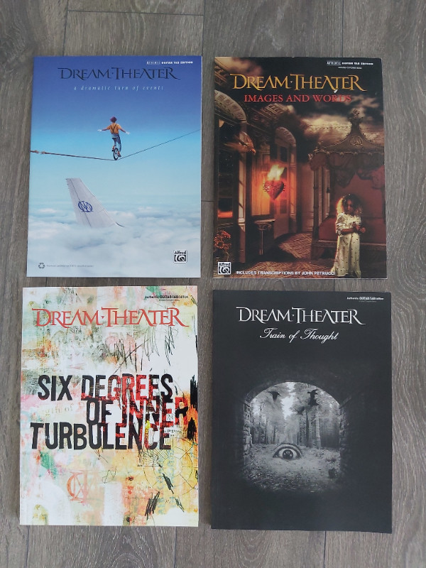 Dream Theater Guitar Tab Books Full Album Songbooks in Guitars in City of Toronto