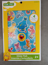 Sesame Street Kids Sticker Pack 2014, 4 Sheets