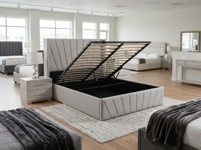 *STORE CLEARANCE SALE* Storage bedframe - King size / Queen size, View more