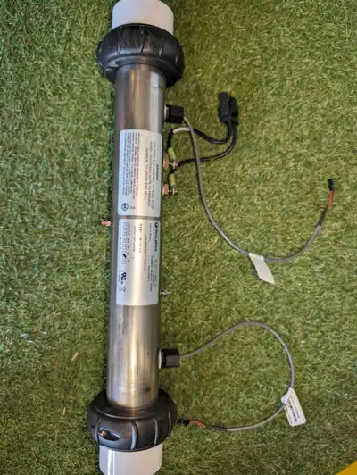 New, never used, Balboa 5.5 Kw Heater Tube with Titanium Heater Element - 55624