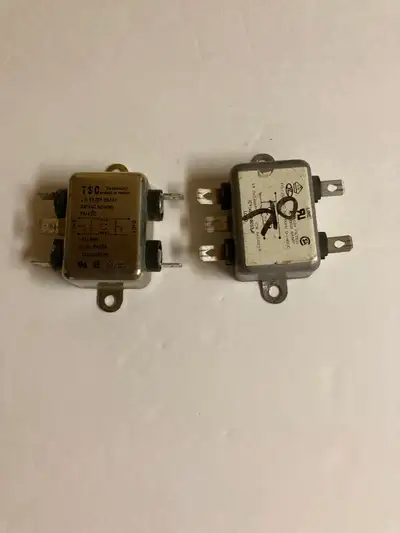 Arcade machine line filters Sold untested. $15 each Pick up in Orleans Email for more info.