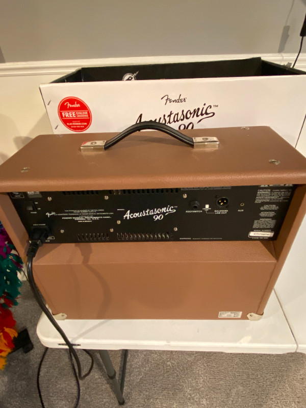 Fender Acoustasonic 90 Watt Amp (combo) CW Stsand in General Electronics in Strathcona County - Image 2