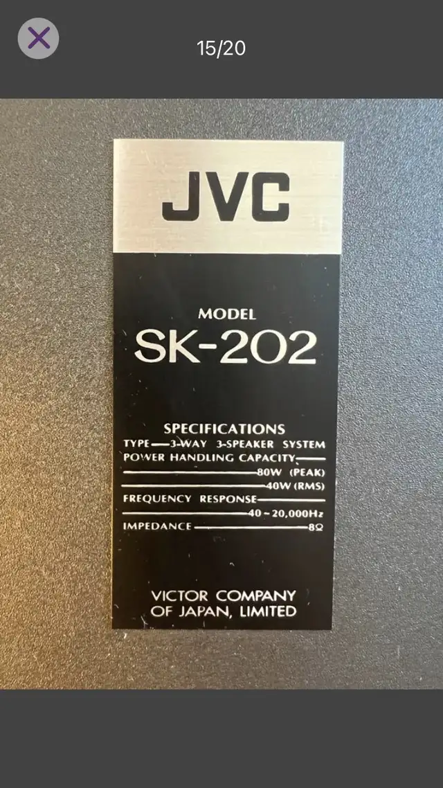 jvc sk202 speakers in Speakers in Delta/Surrey/Langley - Image 4