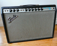 Vintage 1969 Fender Deluxe Reverb amplifier.