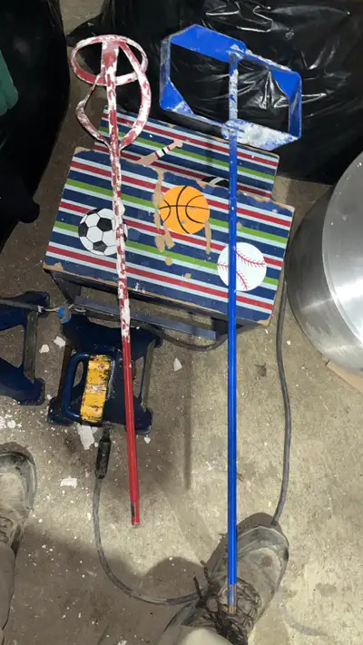 mud paint and concrete mixer, View more