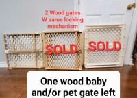 One baby and/or pet gate left - $10 each - in Orleans ON 