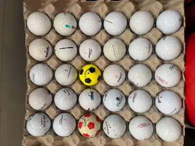 golf balls - assorted , View more