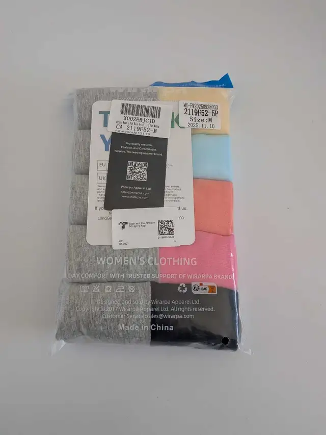Wirarpa Underwear 5-Pack Size Medium in Women's - Other in Markham / York Region - Image 6