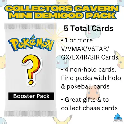 Pokemon TCG - Collectors Cavern Mini DemiGOD Pack, View more