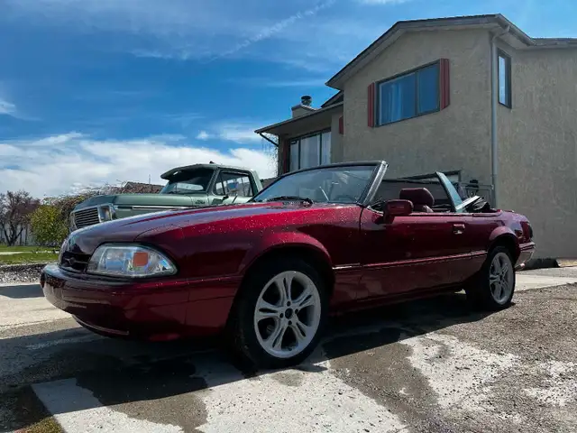 1989 Mustang LX Rag Top 5.0L Foxbody *Low Mileage* in Classic Cars in Kelowna - Image 3