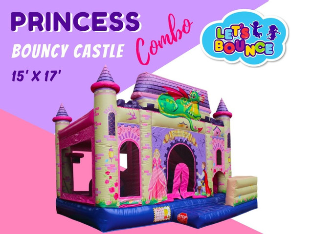 Princess Combination Bouncy Castle Clearance in Toys & Games in Kelowna - Image 2