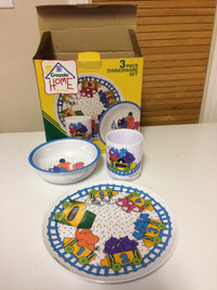 Crayola Kid’s 3 pc Dinnerware Set