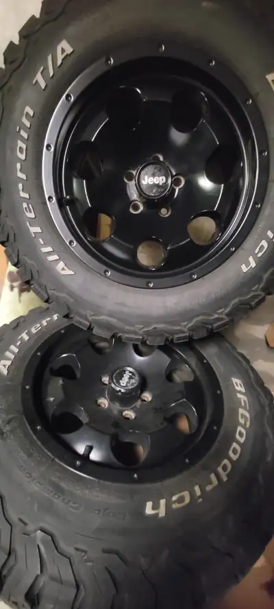 225/70/R16 BF Goodrich K02 All-Terrain tires on JEEP Compass / Patriot/ Trailer wheels Vehicle/wheel...