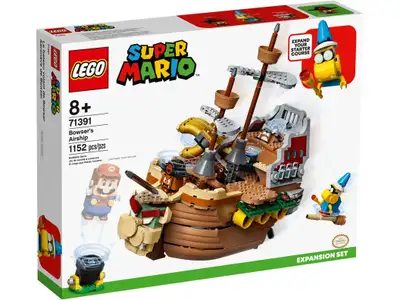 I'm selling a Lego Super Mario Bowser's Airship set (71391) that includes 1152 pieces for ages 8 and...