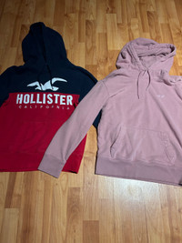 2 XXS men’s Hollister hoodies for $15 total
