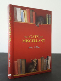 CATS' MISCELLANY, hardcover book by Lesley O'Mara - like new