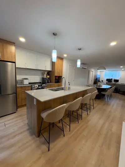 4 1/2 au sous-sol (avec grandes fenêtres) à louer pour le 1er août 2026 Situé à Repentigny 1628$/moi...