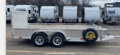 After taxes, this was approximately $9000. there is no lien on the trailer. It’s paid for. 4 wheel b...