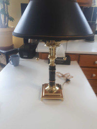Vintage brass lamp. 