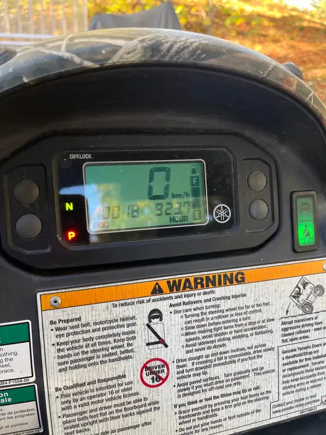 2009 YAMAHA RHINO 700 VALUE visual data 8