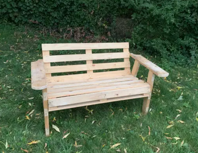 Wooden garden/deck bench, View more