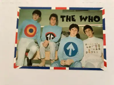 The Who Band Photo, Vintage 1995 Rock and Roll Postcard 4x6, View more