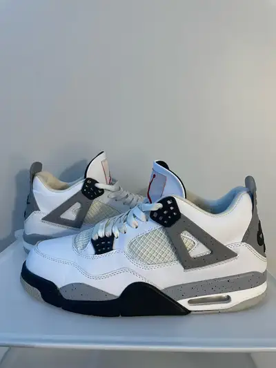 White Cement Jordan 4 (US 11), View more