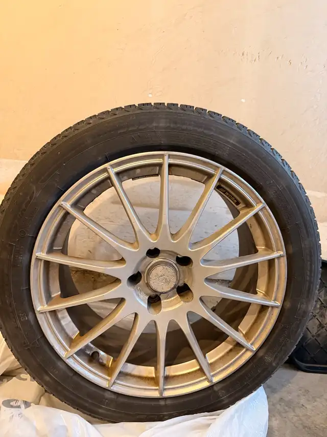 Audi / VW Winter Tires and Rims 5x112 - Set of 4 in Tires & Rims in Hamilton - Image 5