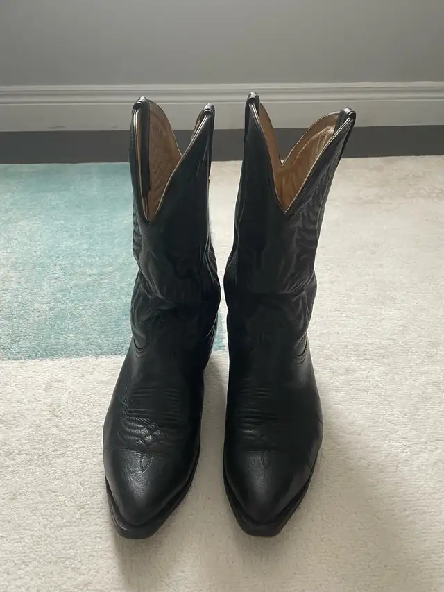 Boulet Western Boots – Model 1866, Size 9, Width 3E (Extra Wide) in Men's Shoes in Oakville / Halton Region - Image 3