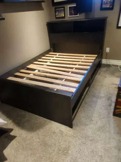 Kids Twin Bed w/Storage - Solid Maple, View more