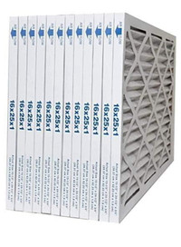 16x25x1 Merv8 furnace filters 12 pcs.     