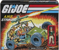 GI Joe Retro A.W.E. Striker Vehicle with Crankcase Figure