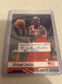 Michael Jordan FAX PAX #7 1993 Bulls Showcase 267