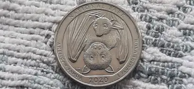 2020 US AMERICAN SAMOA NATIONAL PARK COMMEMORATIVE QUARTER $15