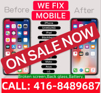 PHONE REPAIR⭐⭐iPhone+SAMSUNG+iPad+iWatch+Google Motorola screen