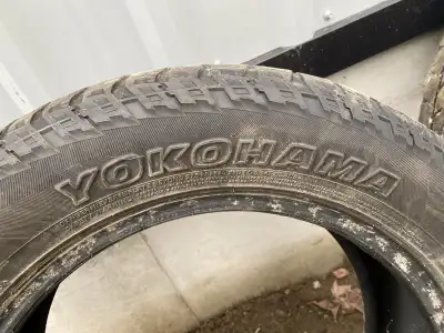 2 Yokohama Geolander tires 235/60/R18. $100 for the set