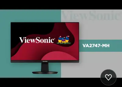 ViewSonic 27 in monitor brand new, View more
