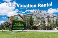 July Vacation rental Banff Rocky Mountain Resort Suite for 2024!