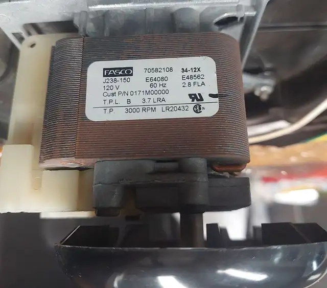 FASCO Draft Inducer Motor – Model 70582108  -  M034 in Heating, Cooling & Air in City of Toronto - Image 6