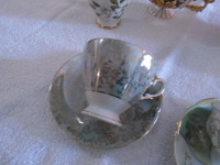 VARIOUS old cups and saucers