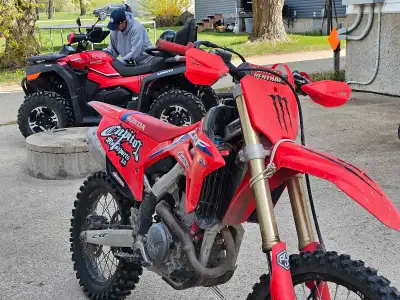 Selling my hinda crf 250rx. Bike has 90 to 120 hours on it. Valves were just replaced not shimmed ....