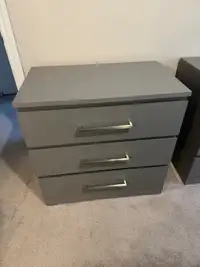 3 drawer Malm dresser 