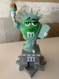 Statue of Liberty, M & M Candy Dispenser. 11 Inches Tall