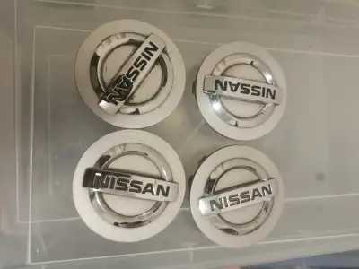 Orginal Nissan caps C62400 Nissan Maxima, Murano, Quest, Rogue, Sentra, Versa Pathfinder OEM Silver...