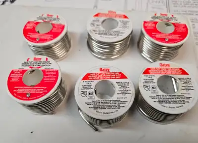 I have 6 rolls of Solder. link below https://www.homedepot.com/p/Oatey-Safe-Flo-8-oz-Lead-Free-Silve...