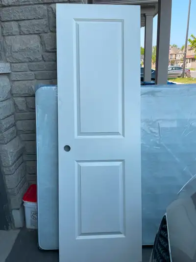 32''x80" & 26"x80" two Panel One each, Doors only, No Frames- Finish paint Semi Solid two Panel Inte...