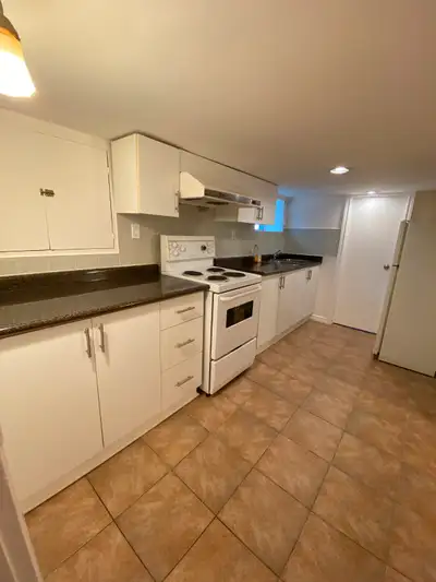 1 Bedroom Basement Apartment  -  Pape Ave – Utilities Included