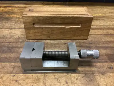 Stamped Montreal Quebec. Precision Tool Vice Jaws are 2” Long and Opens 2. In Handmade Dovetailed Ma...
