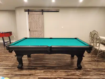 NEW Carlisle 8ft Pool Table (Black Graphite) – Save $500 off, View more