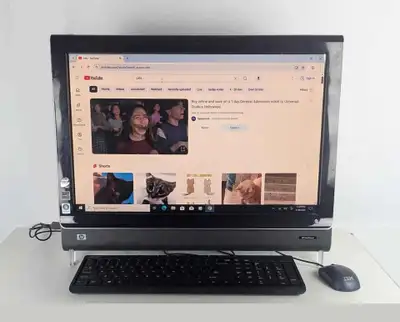 HP TouchSmart 300 All-in-one Desktop - 20" Touch, 2.7GHz, View more